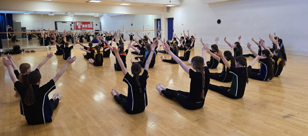 Students Participating in a Dance Event Students Participating in a Dance Event