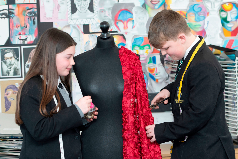 Students-Dress-Making Students Dress Making