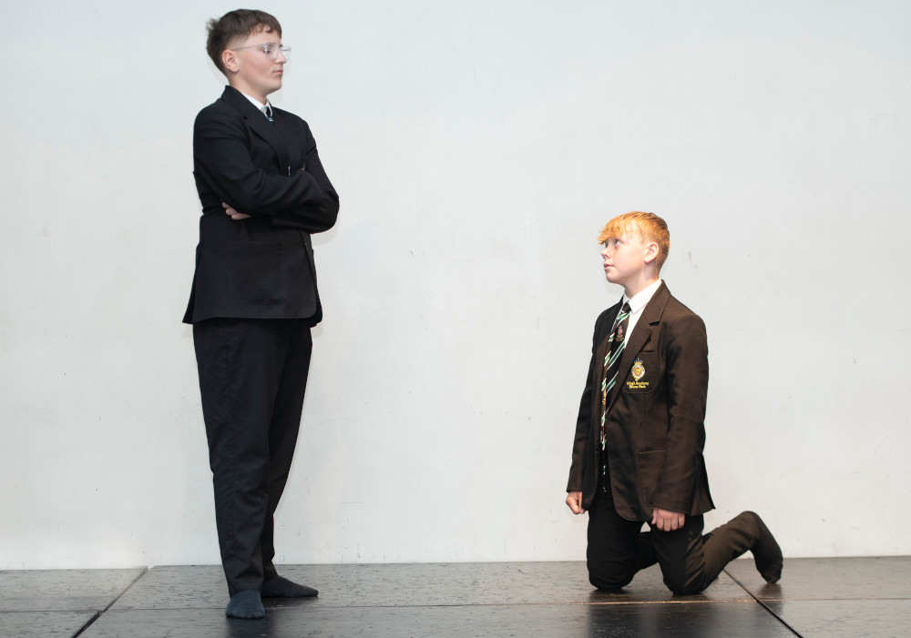 Students Performing in Drama Activity