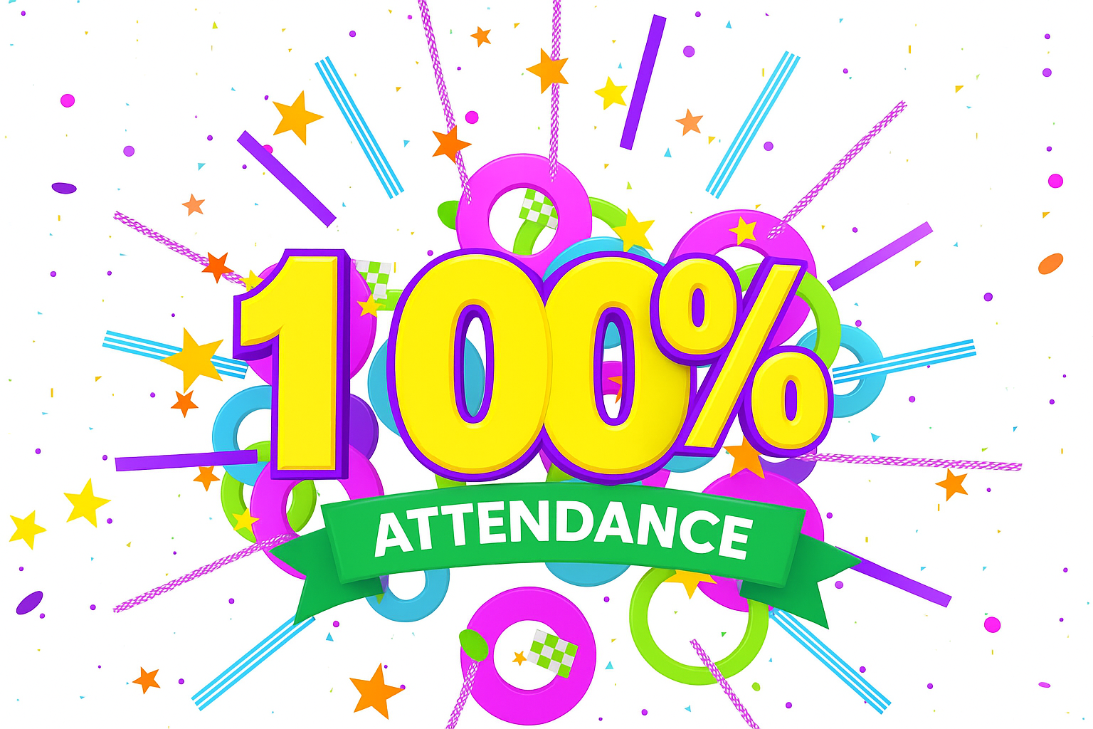 100% Attendance